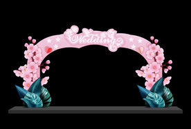 情人节拱门 拱门