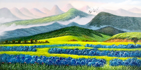 风景画田园油画