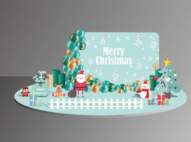 圣诞节造型  圣诞节美陈