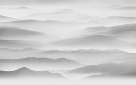 新中式水墨山水画