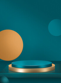 电商轻奢展台背景