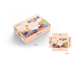 每日坚果礼盒平面图
