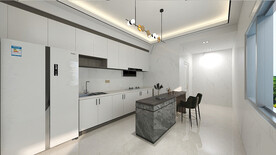 轻奢简约厨房装修效果