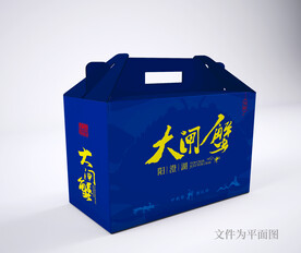 阳澄湖大闸蟹礼盒设计