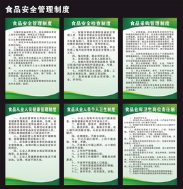 食品安全管理制度