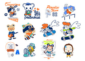 卡通熊 熊娃娃 熊玩具