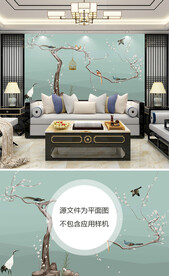 客厅中式背景