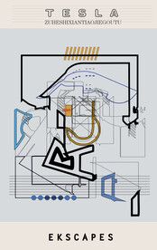 北欧抽象线条装饰画
