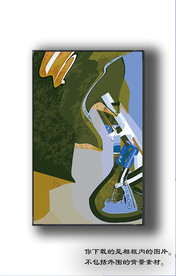 欧式抽象装饰画