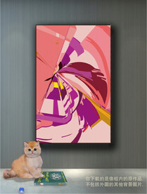 南美轻奢抽象装饰画