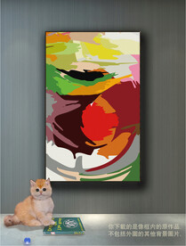 南美轻奢抽象装饰画