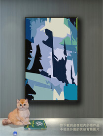 南美轻奢抽象装饰画 