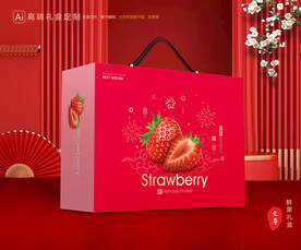 草莓礼盒 水果包装