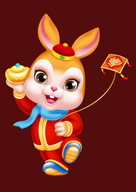 2023兔年卡通兔子