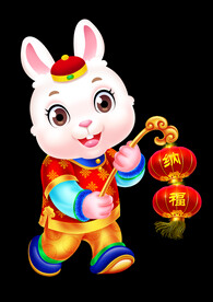2023兔年卡通兔子
