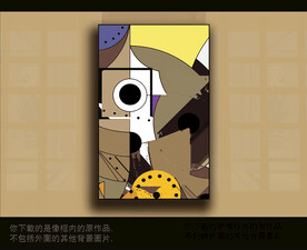 欧式古典抽象色块装饰画