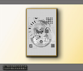 黑白风格抽象装饰画