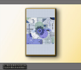 欧式黑白风格抽象装饰画