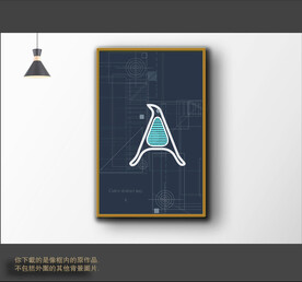 古典色块抽象画