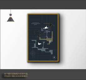 罗马古典色块抽象画