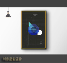 罗马古典色块抽象画