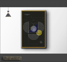 罗马古典色块抽象画