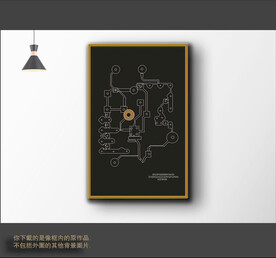 北欧风抽象装饰画