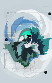 罗马古典色块抽象画