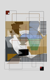 罗马古典色块抽象画