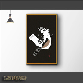 新中式简约抽象装饰画