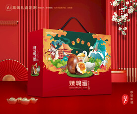 烤鸭蛋包装 土特产礼盒
