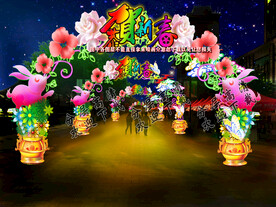 花开灯廊亮化
