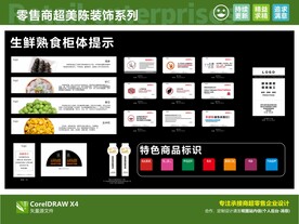 超市熟食画面 特色商品标示