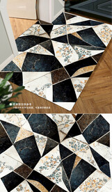 欧式古典高贵复古花纹地毯地垫