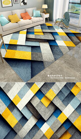 现代简约几何北欧地毯地垫