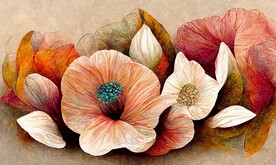 现代简约轻奢花卉门垫地毯地垫