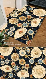 复古欧式古典高贵花纹地毯地垫