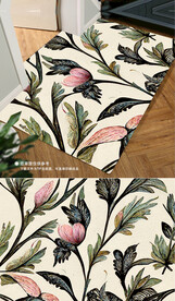 欧式古典高贵复古花纹地毯地垫