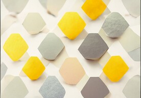 暖色现代简约抽象几何地毯地垫