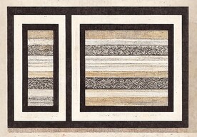 现代简约抽象几何线条轻奢地毯地