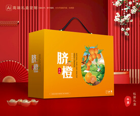 橙子包装 脐橙礼盒