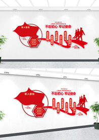 军人部队文化墙