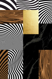 现代抽象几何装饰画