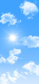 蓝天白云太阳
