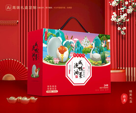 咸鸭蛋包装 土特产礼盒