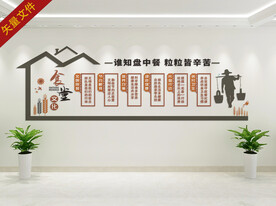 珍惜粮食文明用餐