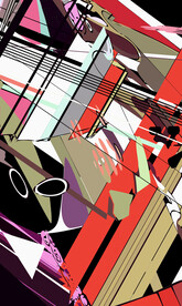 抽象色块装饰画