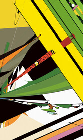 北美抽象装饰画