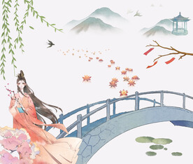 唯美古风插画