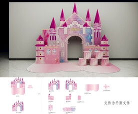 61儿童节城堡美陈商场美陈宫殿